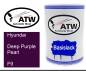 Preview: Hyundai, Deep Purple Pearl, F9: 500ml Lackdose, von ATW Autoteile West.